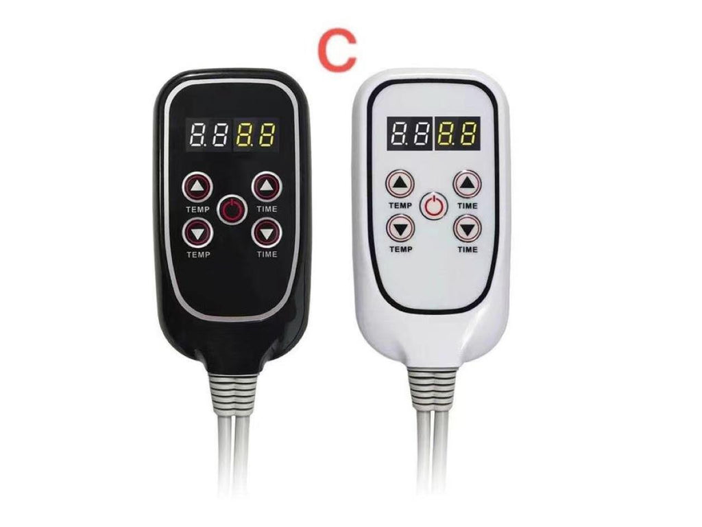 Digital temperature and timer controller for the infrared sauna blanket