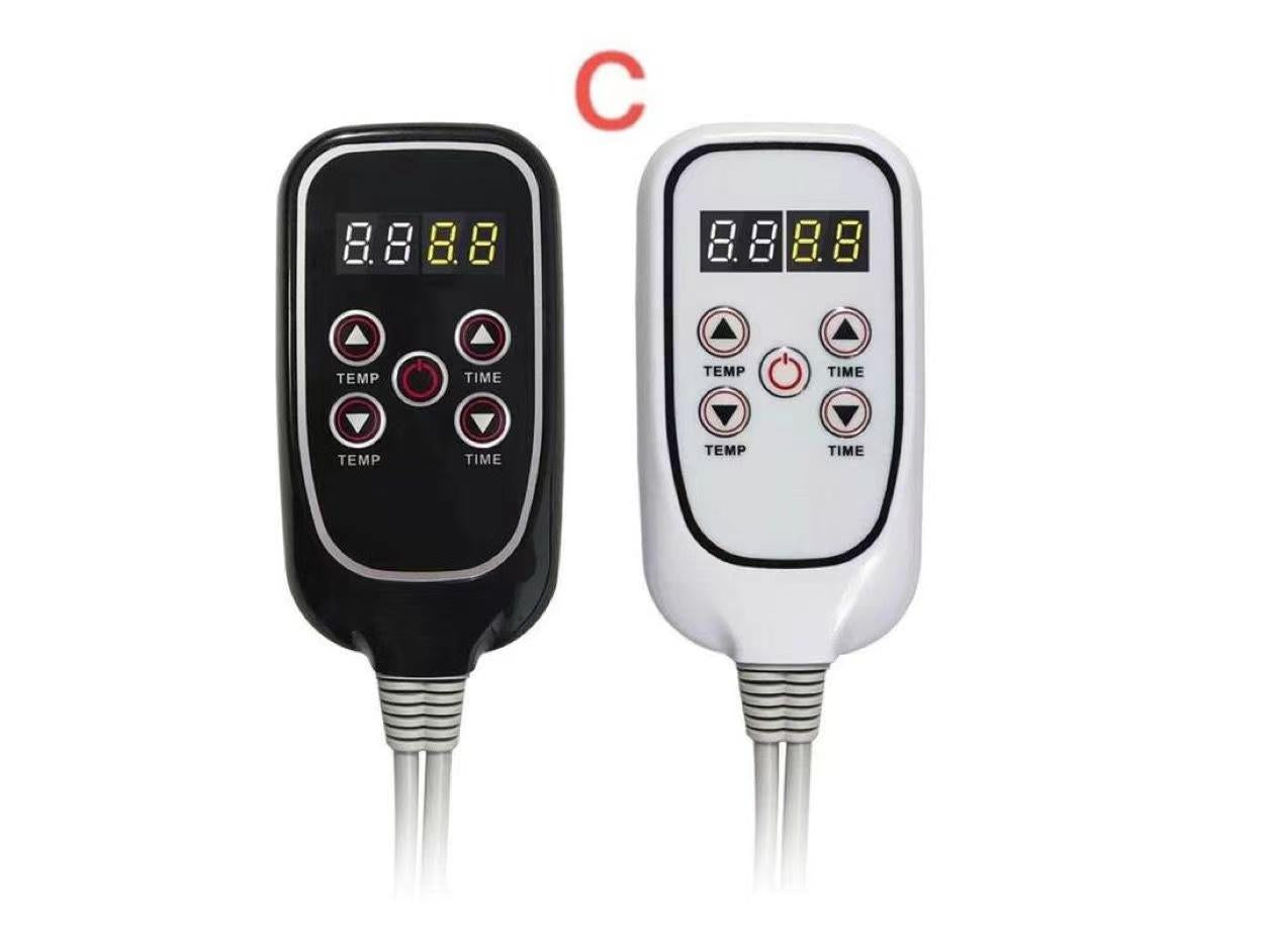 Digital temperature and timer controller for the infrared sauna blanket